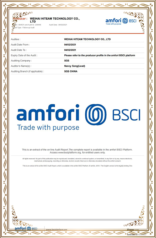 inflatable stand up paddle board ce bsci iso Qualification certification